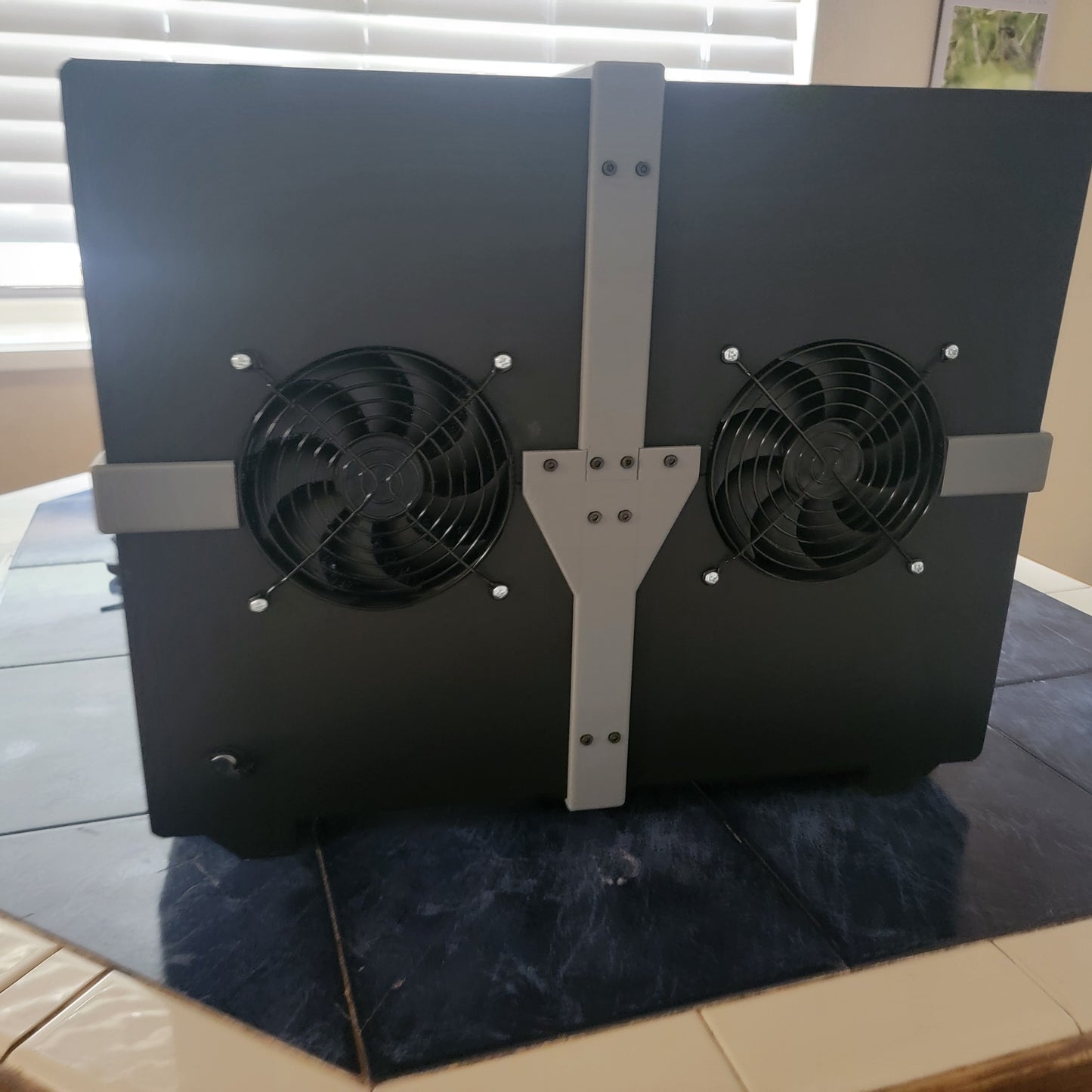 12x16 3D Printed Black and Grey Hood